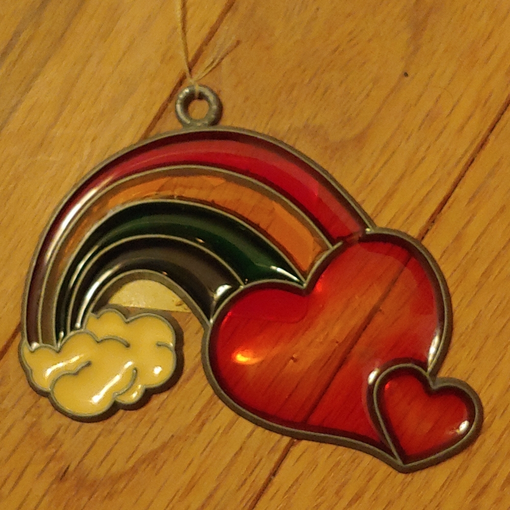 Vintage Rainbow Ornament/ Suncatcher